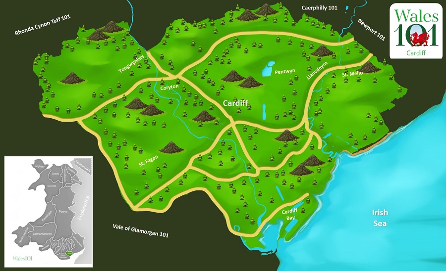 Counties of Wales - Cardiff | Wales