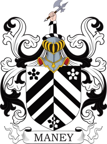 MANEY family crest